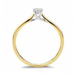 R201710/56 Dulci Nea bicolor goud 18 kt ring