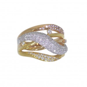R46566/56 ring goud 18kt