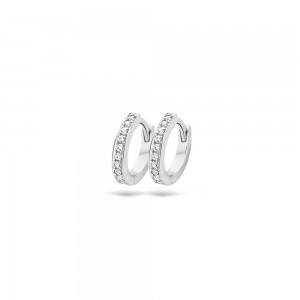 7129WZI Blush Oorringen Wit goud 14kt