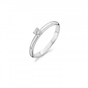 1112WZI Bague Blush Or blanc 14k