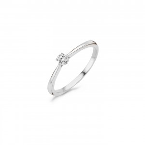 1186WZI Bague Blush Or blanc 14k