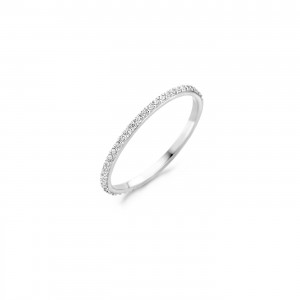 1201WZI Bague Blush Or blanc 14k