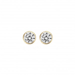 7258YZI Boucles doreilles Blush Or jaune 14kt