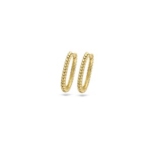 7273YGO Blush Oorringen Geelgoud 14kt