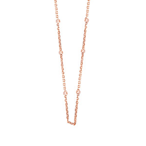 049325/45 One More Ischia Basics halsketting 45 cm in 18 Kt rosé goud