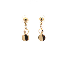 B11S11098G A Touch of Elegance Slingeroorbellen Goud 18kt