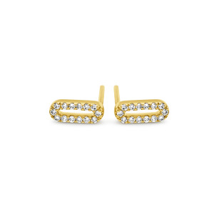 E10O0210G A Touch of Elegance Oorstekers Goud 18 kt