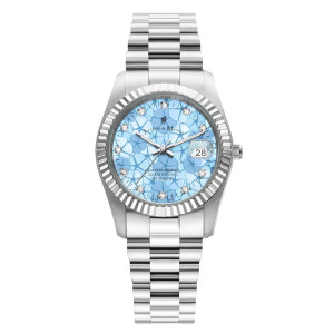 JWL02601 Jacques du Manoir Inspiration Flower horloge 34 mm