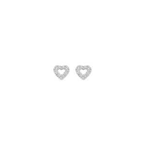 7299WZI Boucles doreilles Blush Or blanc 14kt