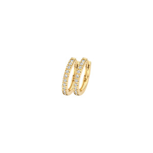 7307YZI Boucles doreilles Blush Or jaune 14kt