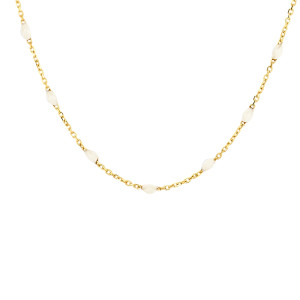 3162YRM Blush Ketting geel goud 14kt