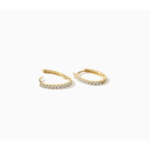 LG7007Y Blush Lab Diamonds Oorbellen Geelgoud 14kt