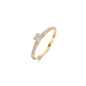 LG1017Y Blush Lab Diamonds Ring Geelgoud 14kt