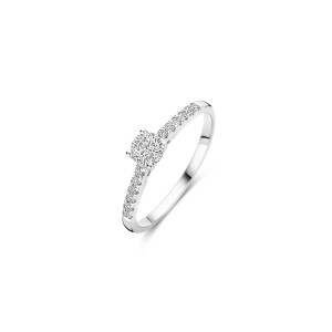 LG1018W Blush Lab Diamonds Ring wit goud 14kt