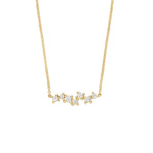 3191YZI Blush Ketting geel goud 14kt