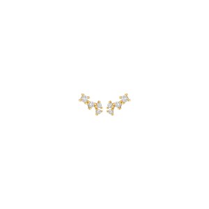 7373YZI Blush Oorringen geel goud 14kt