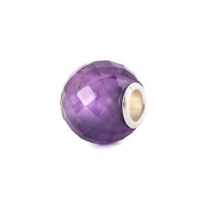 TSTBE-00051 Trollbeads Facette améthyste rond